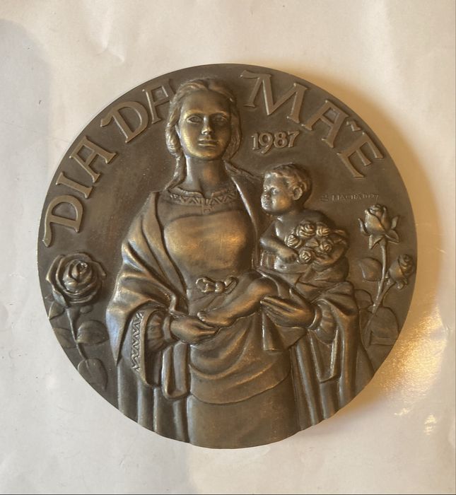 Medalha de bronze dia da mãe (1987)