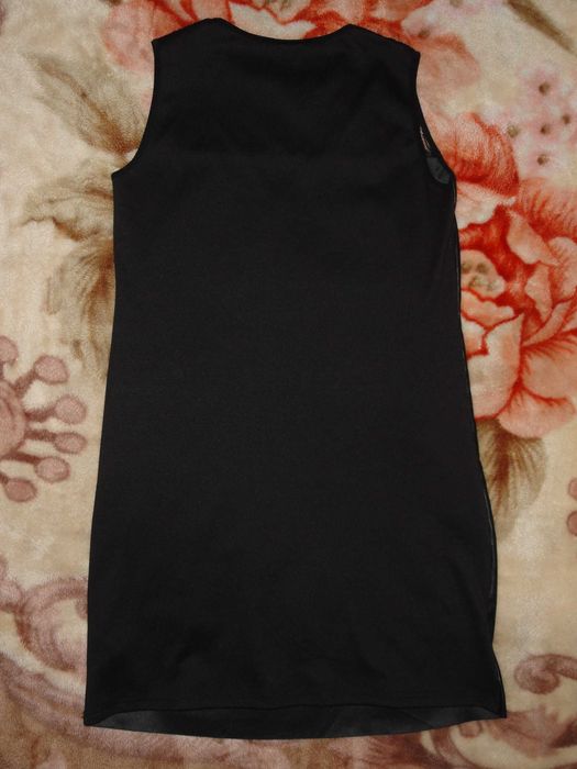 Стрейчевое кожаное платье (р.M эко кожа)