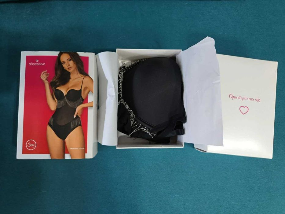 Nowe! Kuszące body Obsessive Milladis, XL/2XL, za pół ceny