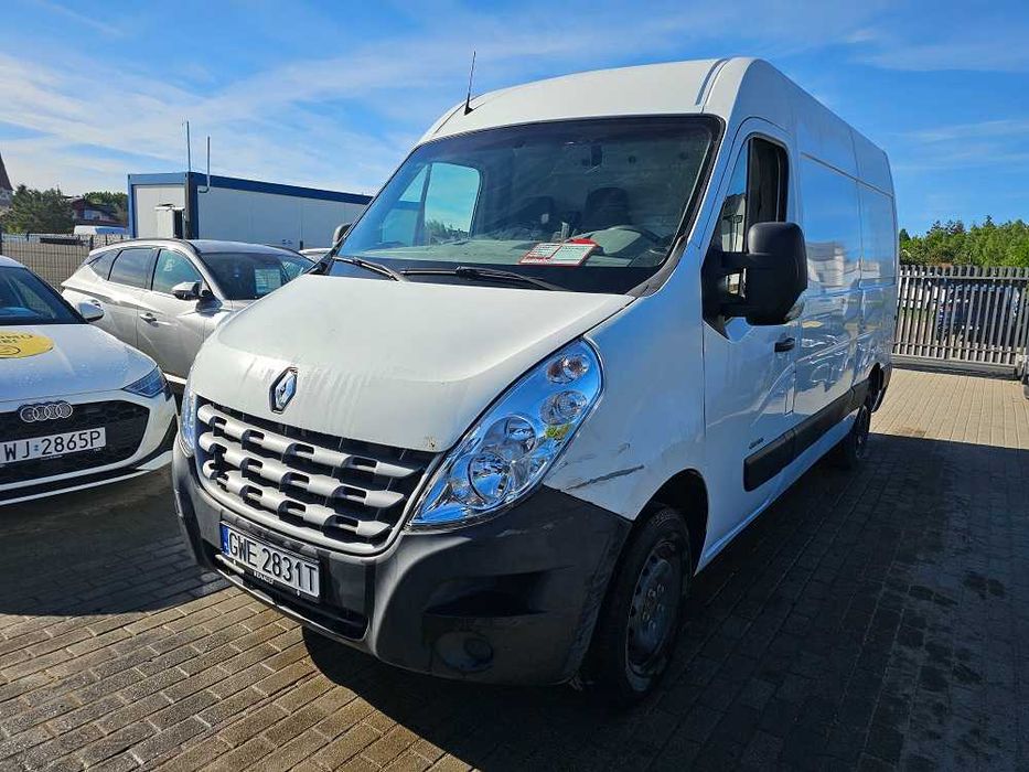 Renault Master 2010r/2.3diesel/125KM/okazja/blaszak/3os/1298kg ładown