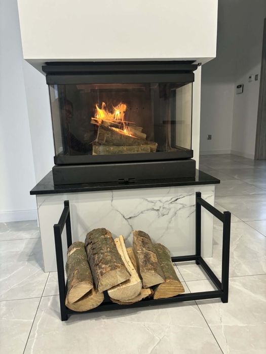 Stojak na drewno kominkowe