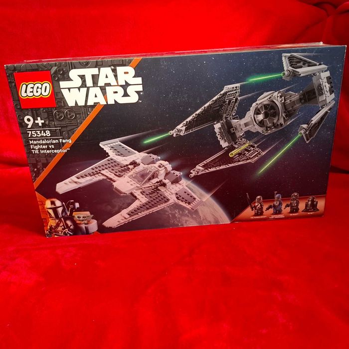 Lego 75348  Star Wars Mandalorian Fang  Fighter vs TIE interceptor