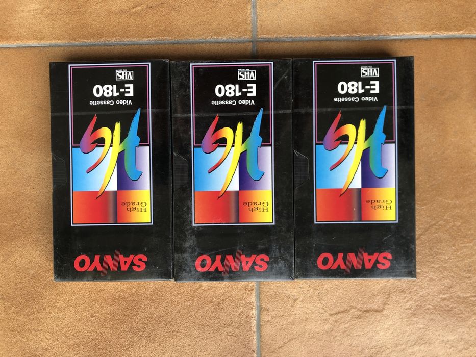 Cassetes novas VHS SELADAS