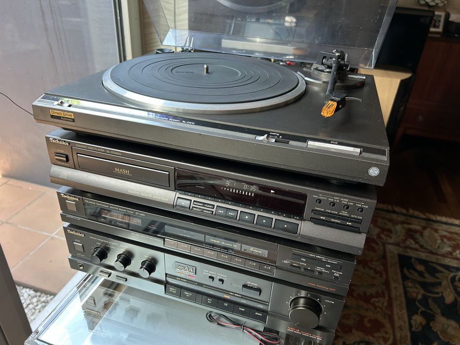 Aparelhagem vintage completa da Technics. Como nova.