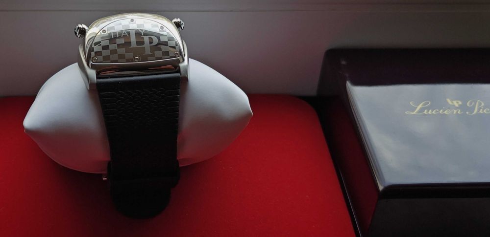 Zegarek Lucien Piccard Stratosphere Iwc Diamenty Dual Time Unikat Okaz