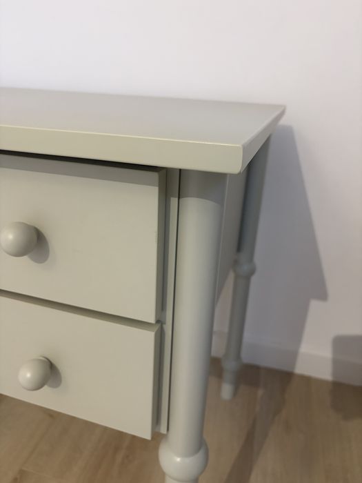 Biurko Babushka, Wood Luck biurko retro dla dzieci , oliwka