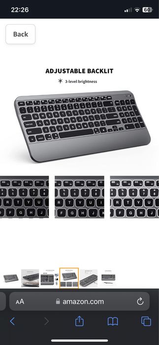 Bluetooth-клавіатура Holkonbe для Mac