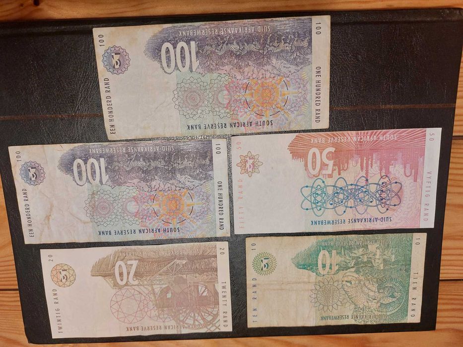 Vendo em conjunto ou em separado Notas Sul Africanas