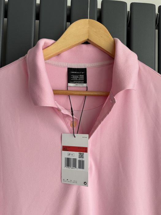 Футболка рожева оригінал поло теніска сорочка Nike розмір L Л