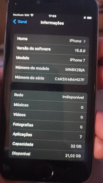 iPhone 7 32g preto