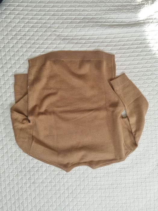 Sweter brązowy z H&M