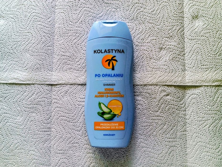 Kolastyna Sun balsam po opalaniu Shimmer przedłużający opaleniznę 200 ml.