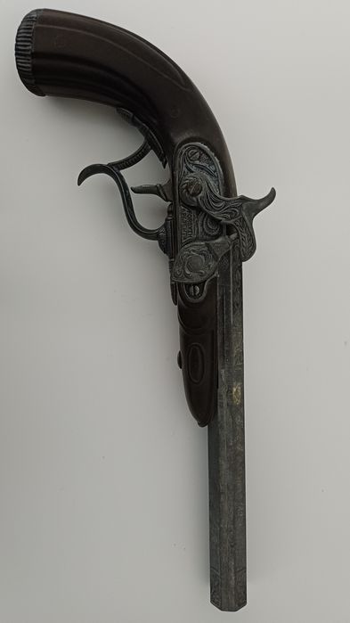 Pistola Antiga Decorativa (Réplica) "Forsyth Patent" – Colecionismo