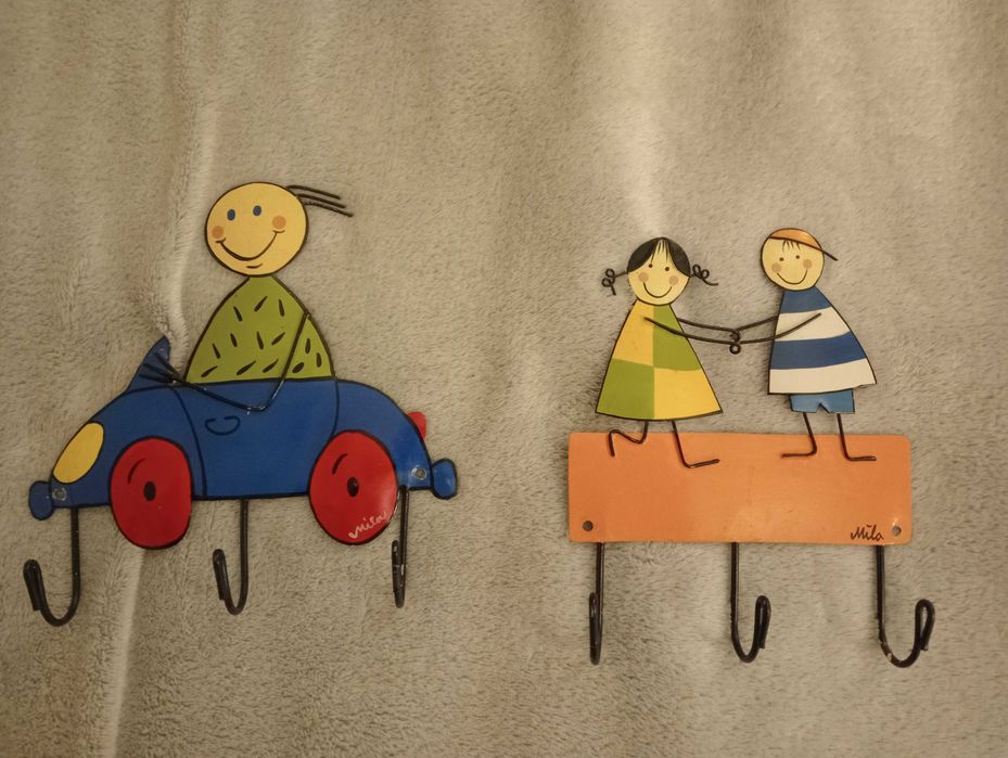 2 Cabides perfeitos para quartos de criança.