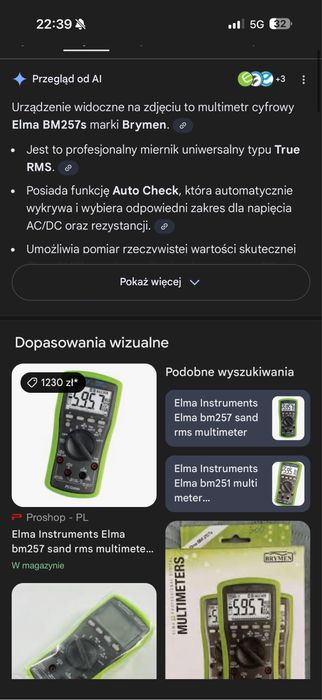Sprzedam Miernik Rezystancji Elma BM257s