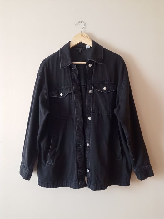 H&M koszulowa jeansowa kurtka oversize