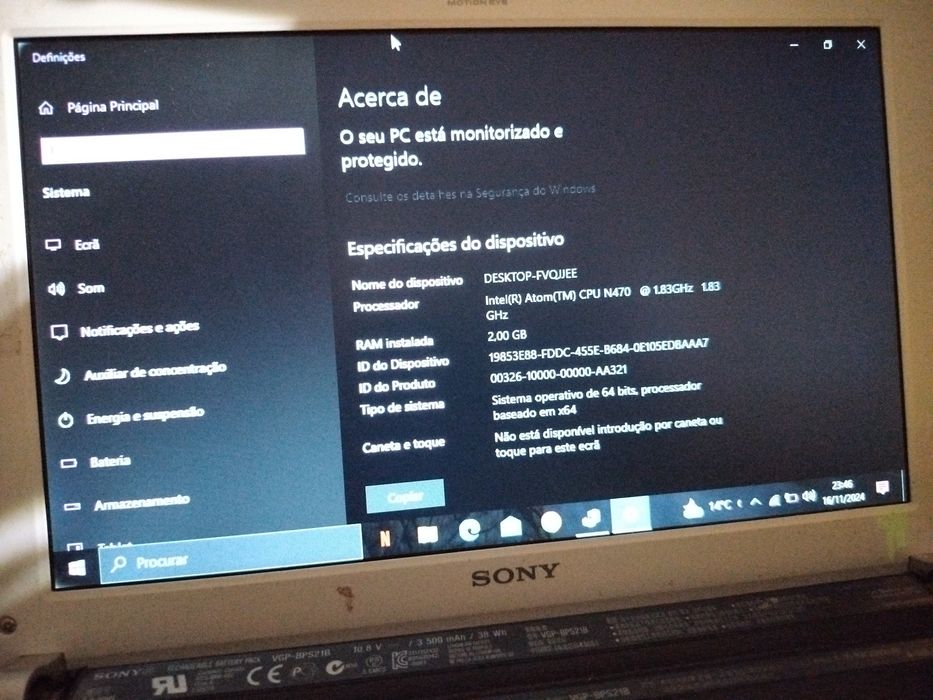 Sony vaio PCG-21313M