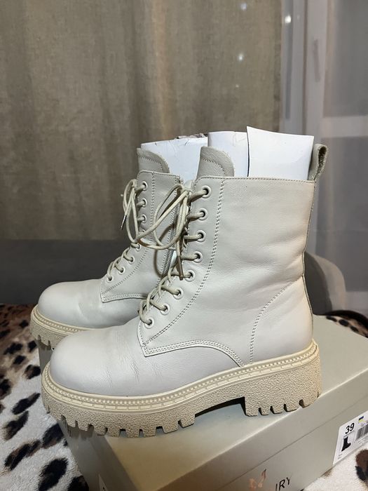 Ботинки кожані зимові