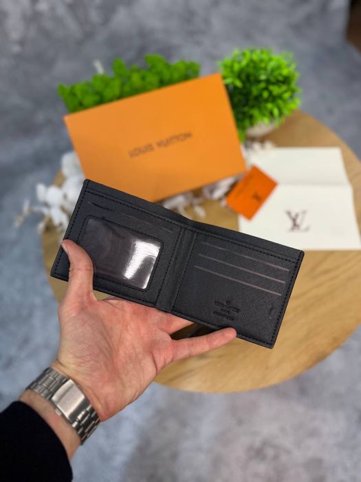Набір Louis Vuitton чорний ремінь + гаманець Lv набор Луи Витон Лв | Набор Луї Вітон чоловічий чорний пасок Лв 105 см ремінь Louis Vuitton чорний