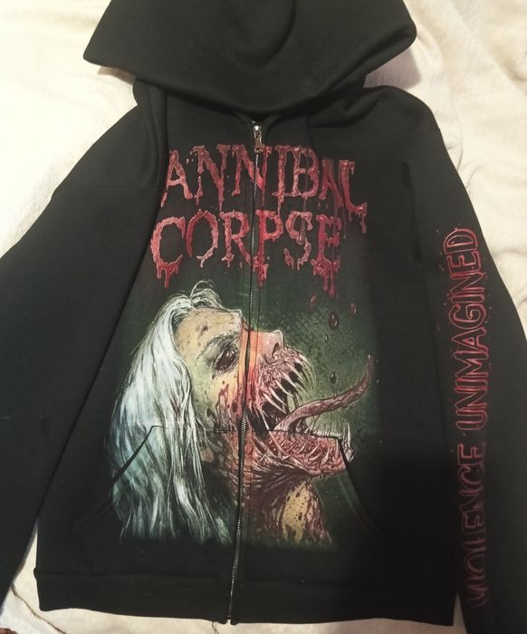 Зіпка/ кофта  cannibal corpse, метал мерч