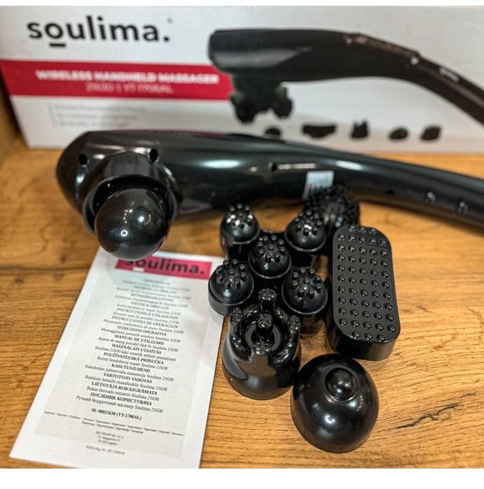 Електричний ручний масажер для спини