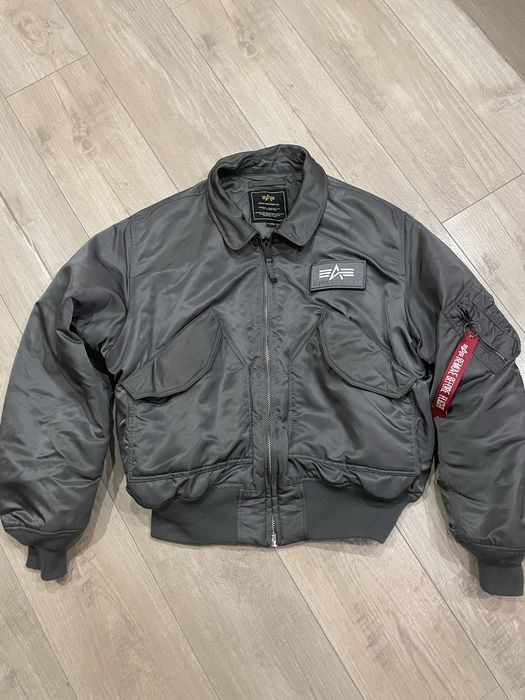 бомбер alpha industries cwu 45