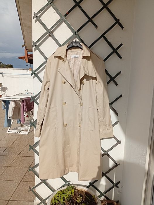 Gabardine de Homem Bege – Mango xl
