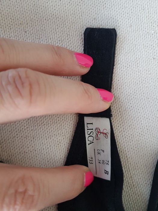 Lisca nowy komplet bielizny rozm 75B i stringi M
