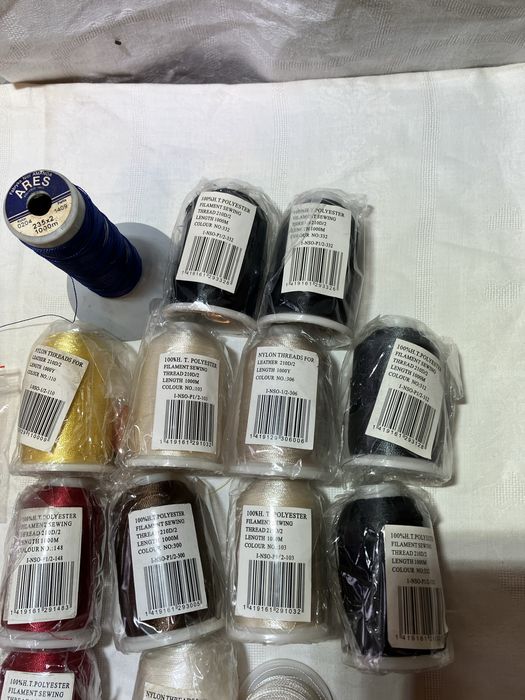 Nić nici różne nylonowe poliestrowe różne