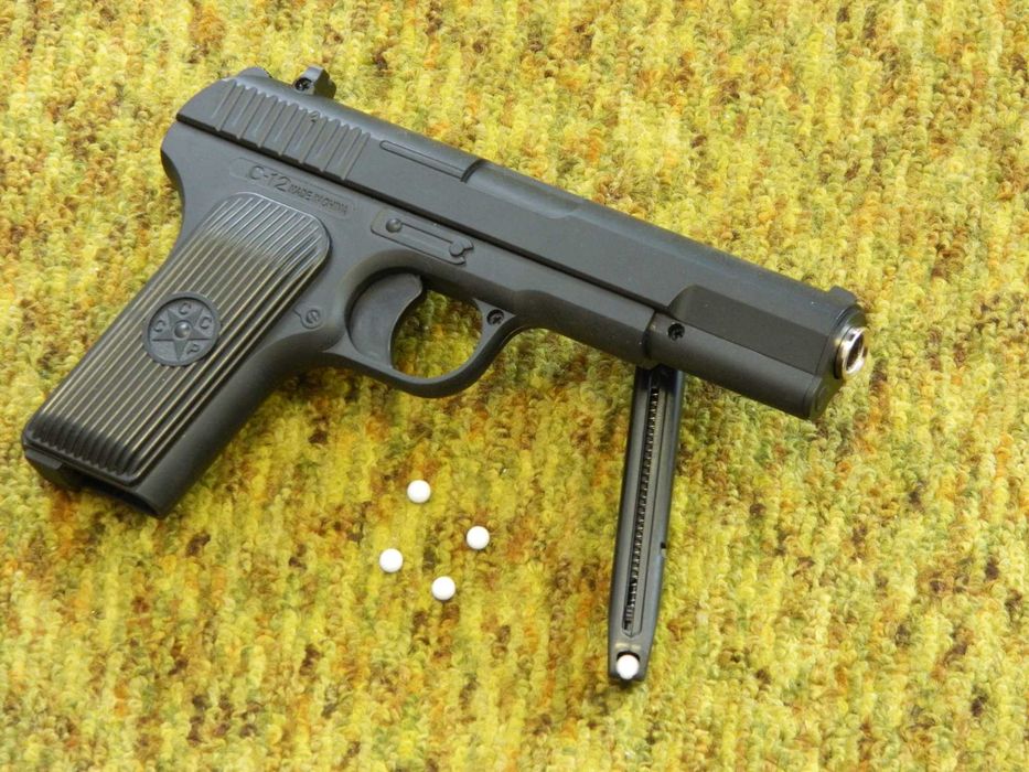 Легендарный ТТ - пистолет детский металлический, пружинный