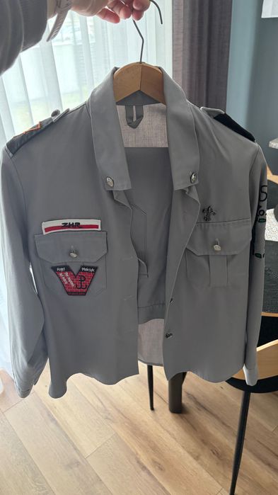 Mundur harcerski ZHR – koszula + spódnica + pas + pierścień do chusty