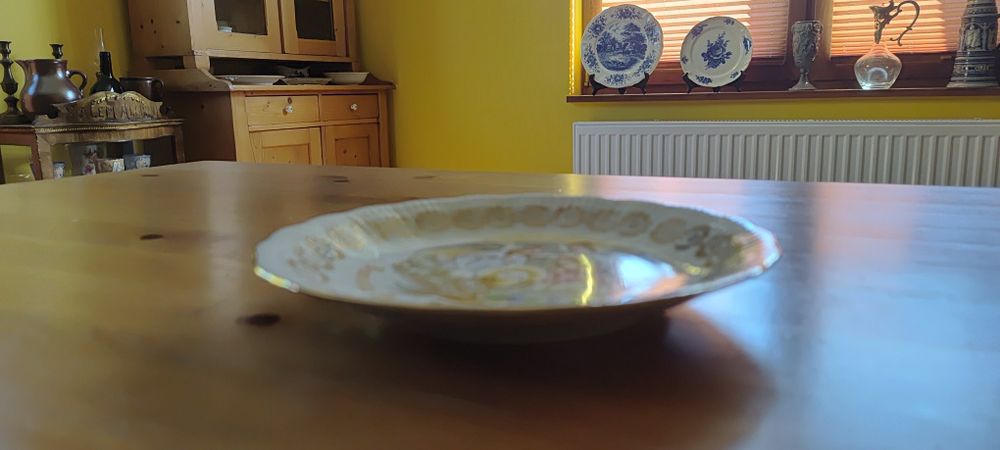 Talerz Porcelana, Wałbrzych, Pamiątka I Komuni Świętej, PRL