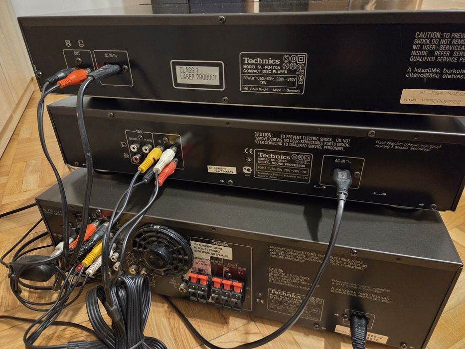Technics-wieża, zestaw audio, procesor dzwieku