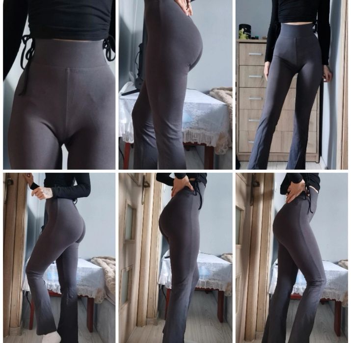 Spodnie legginsy flare