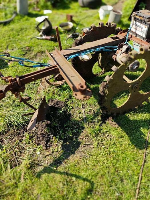 електрокартоплекопалка,тягач полін акумуляторний можна від болгарки