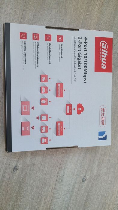 Dahua DH-CS4006-4ET-60 PoE Комутатор 4 порти керований