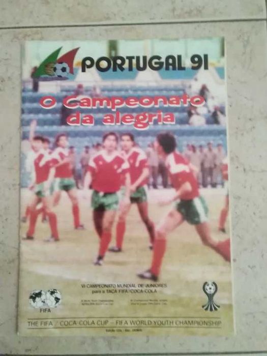 Programa Oficial do Campeonato do Mundo de Juniores - 1991 - Portugal