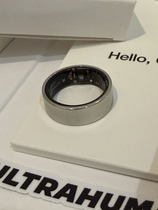 Ultrahuman Ring AIR — Space Silver, розмір 10