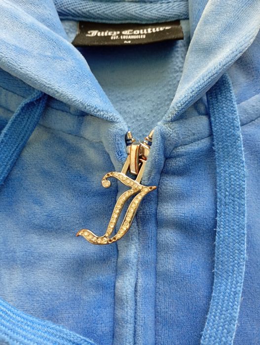 Damska welurowa bluza Juicy Couture Robertson Class - rozmiar/size M,