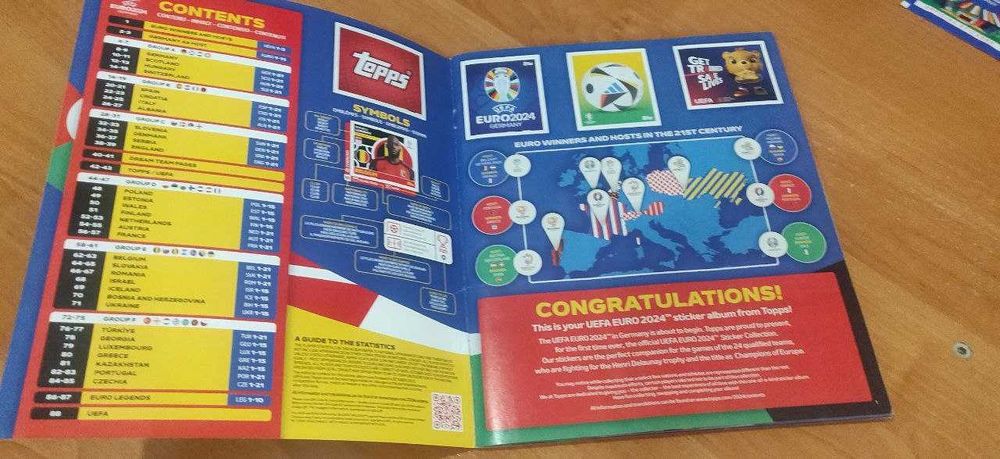 Topps Євро 2024 повний альбом