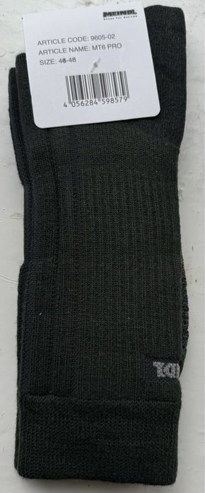 Зимові тактичні шкарпетки Meindl MT6 Pro оливково-сірі, розмір 46-48