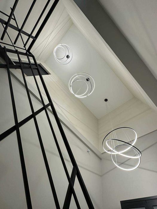 АКЦІЯ‼️Натяжні стелі в залі, білі натяжні стелі, матові натяжні стелі