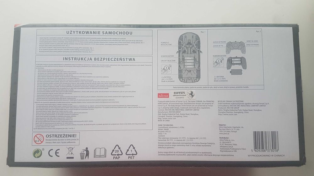do kolekcji - R/C Ferrari 296 GTS - nowy - zdalniesterowany