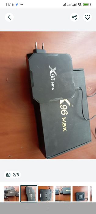 КомплектующиеДве Андроид-приставки 2 штуки:v88 mars 2/8 и x96 max 2/16