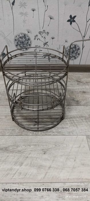 Наборы в ТАНДЫР.Сітка гриль в тандир розбірна, 5в1 аксесуари