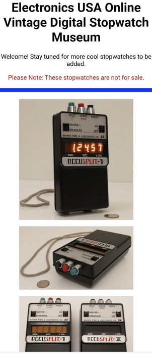 Cronômetro Digital vintage