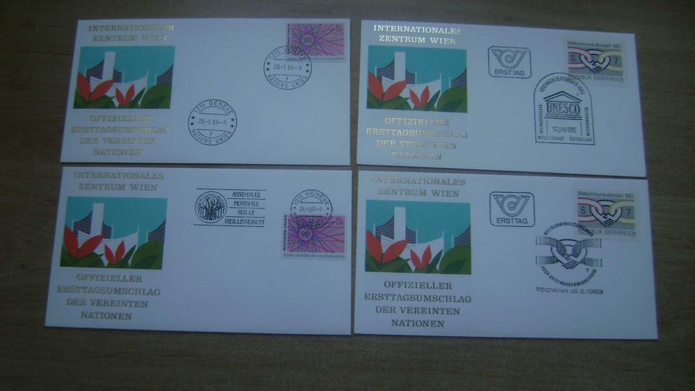 Znaczki pocztowe - Koperty FDC zagraniczne 28 sztuk