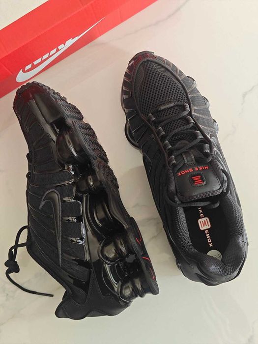 Nike Shox TL Black Metallic Silver Rozmiar 40