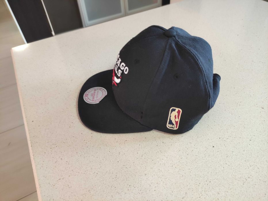Czapka z daszkiem bejsbolówka Snapback Chicago Bulss NBA Mitchell&Ness