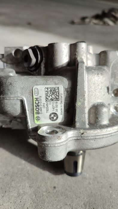 Bomba de alta pressão de gasóleo e régua de injeção  motor N47D20 BMW